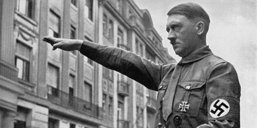 Historical photograph of Adolf Hitler
