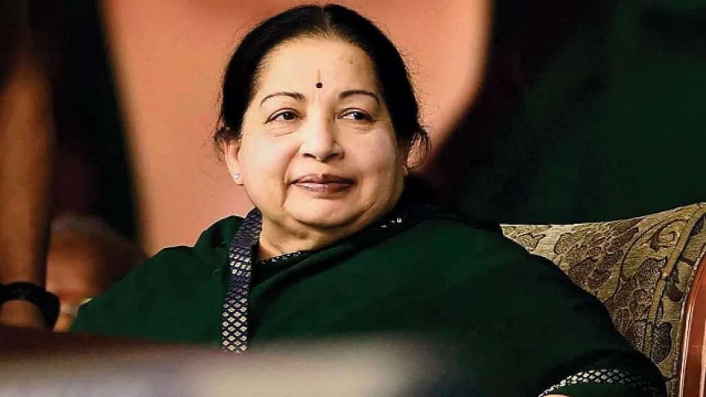 Portrait of J. Jayalalithaa