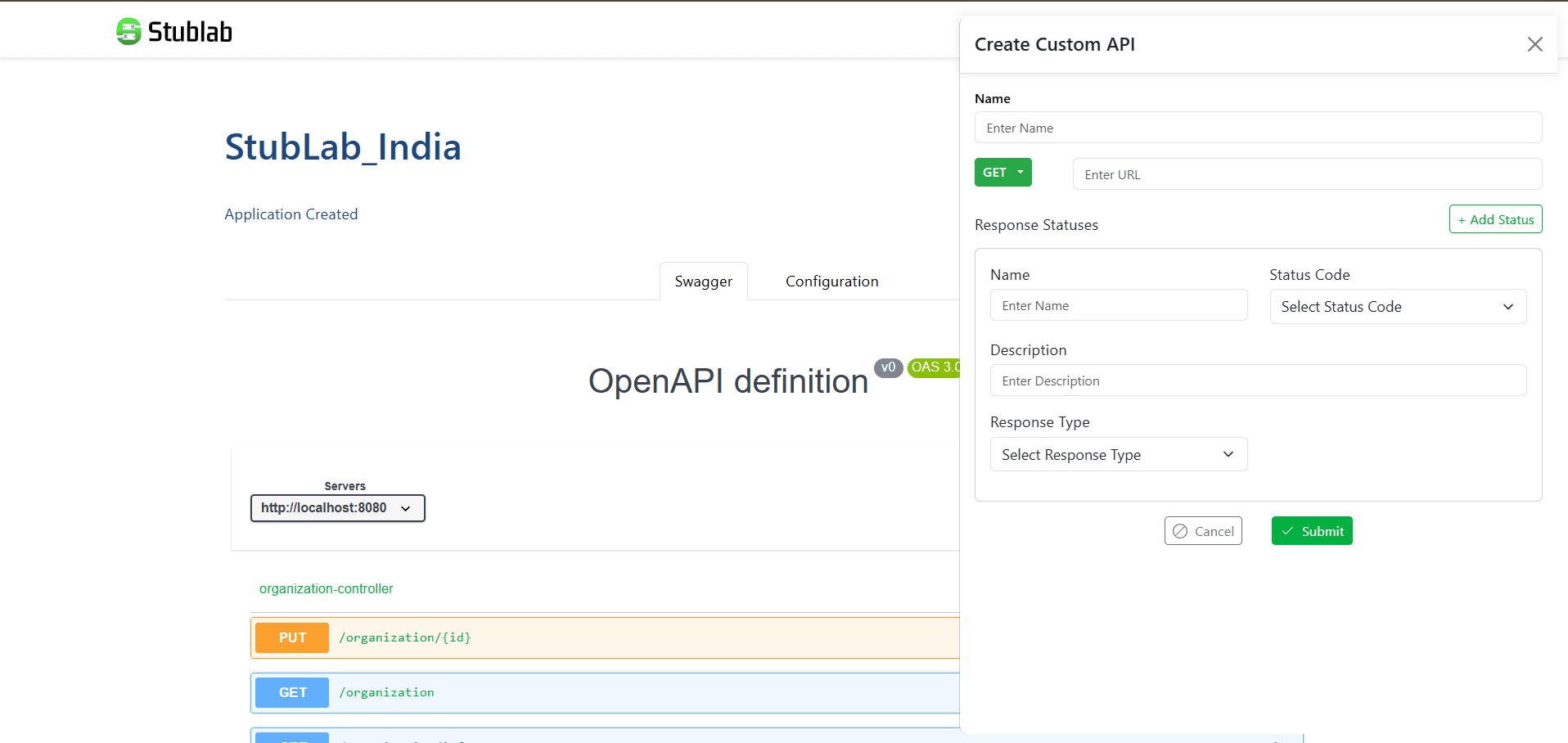 Create and test APIs with StubLab